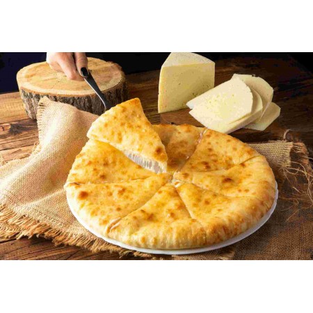 Пирог с сыром и грибами